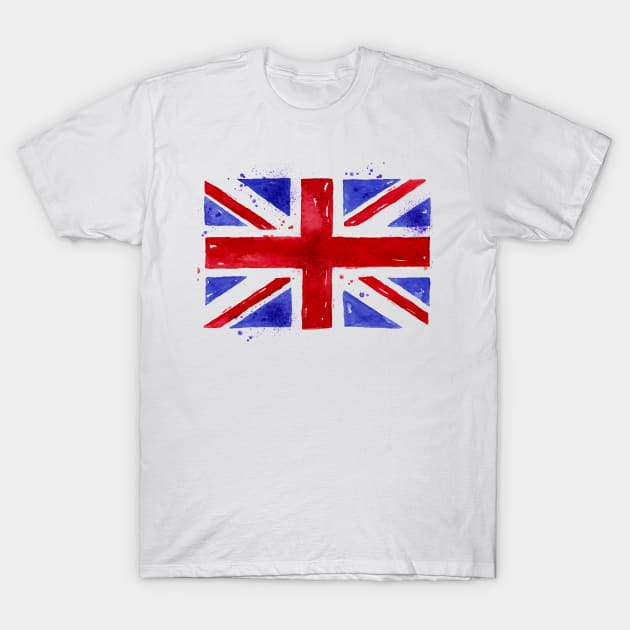 England Flag T-Shirt by TomCage